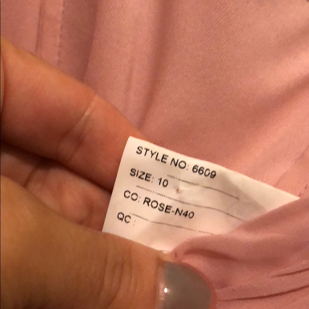 After Six blush colored formal/bridesmaid dress - Picture 5 of 6